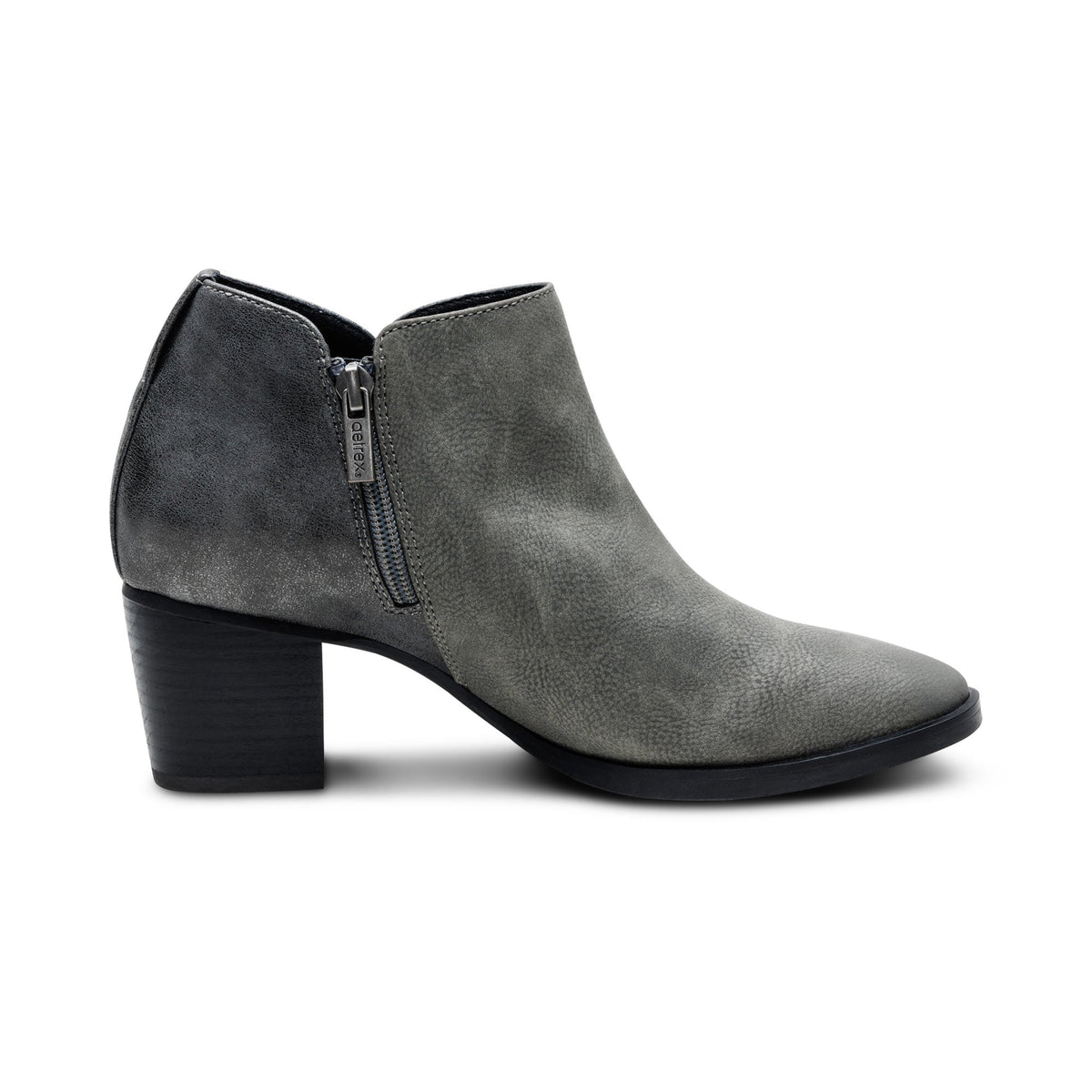 Victoria Short Bootie - Charcoal