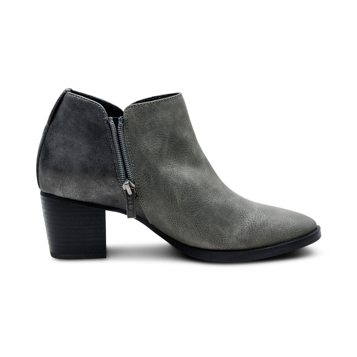 Victoria Short Bootie - Charcoal