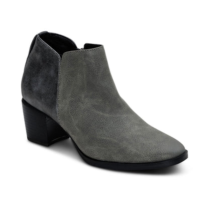 Victoria Short Bootie - Charcoal