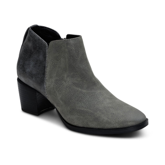 Victoria Short Bootie - Charcoal