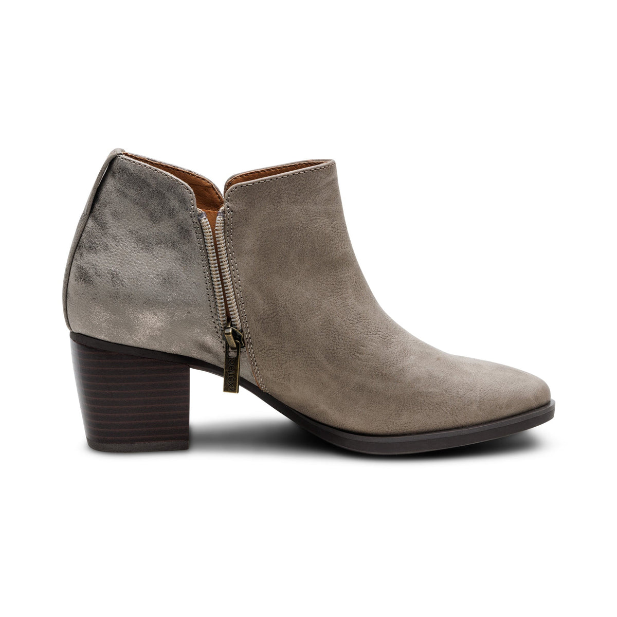 Victoria Short Bootie - Taupe