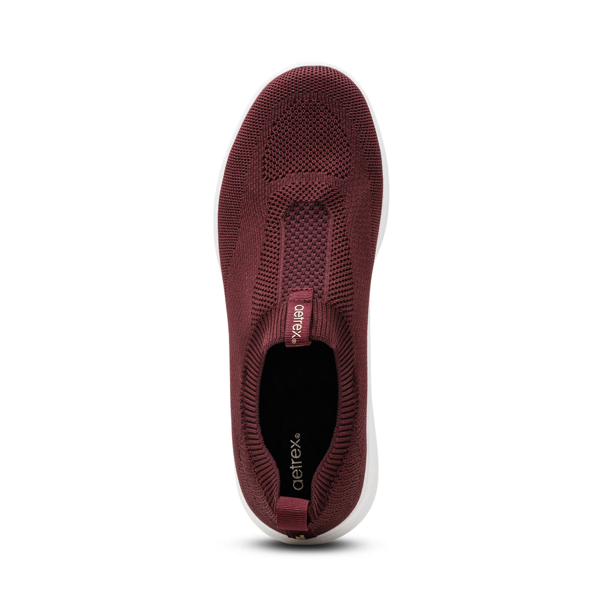 Felicity Knit Slip-On Sneaker - Burgundy