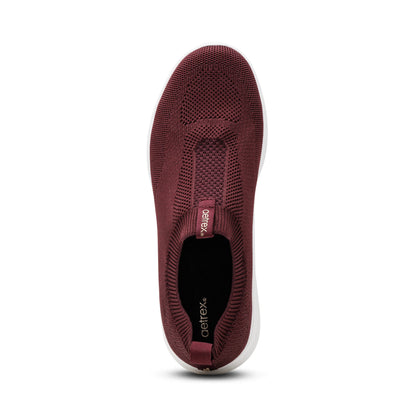 Felicity Knit Slip-On Sneaker - Burgundy