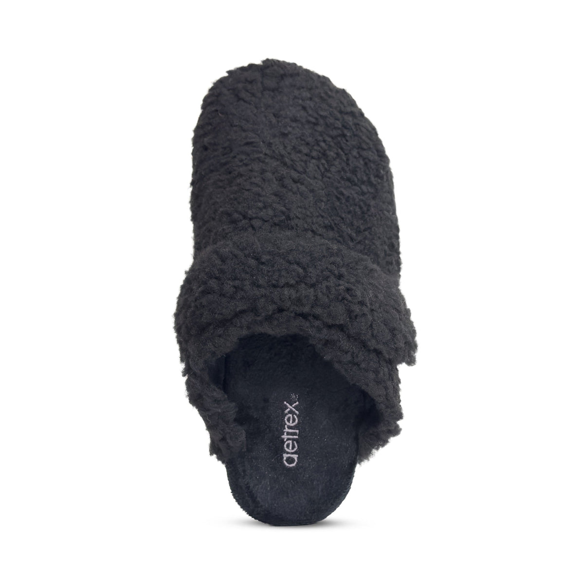 Mia Arch Support Slipper - Black