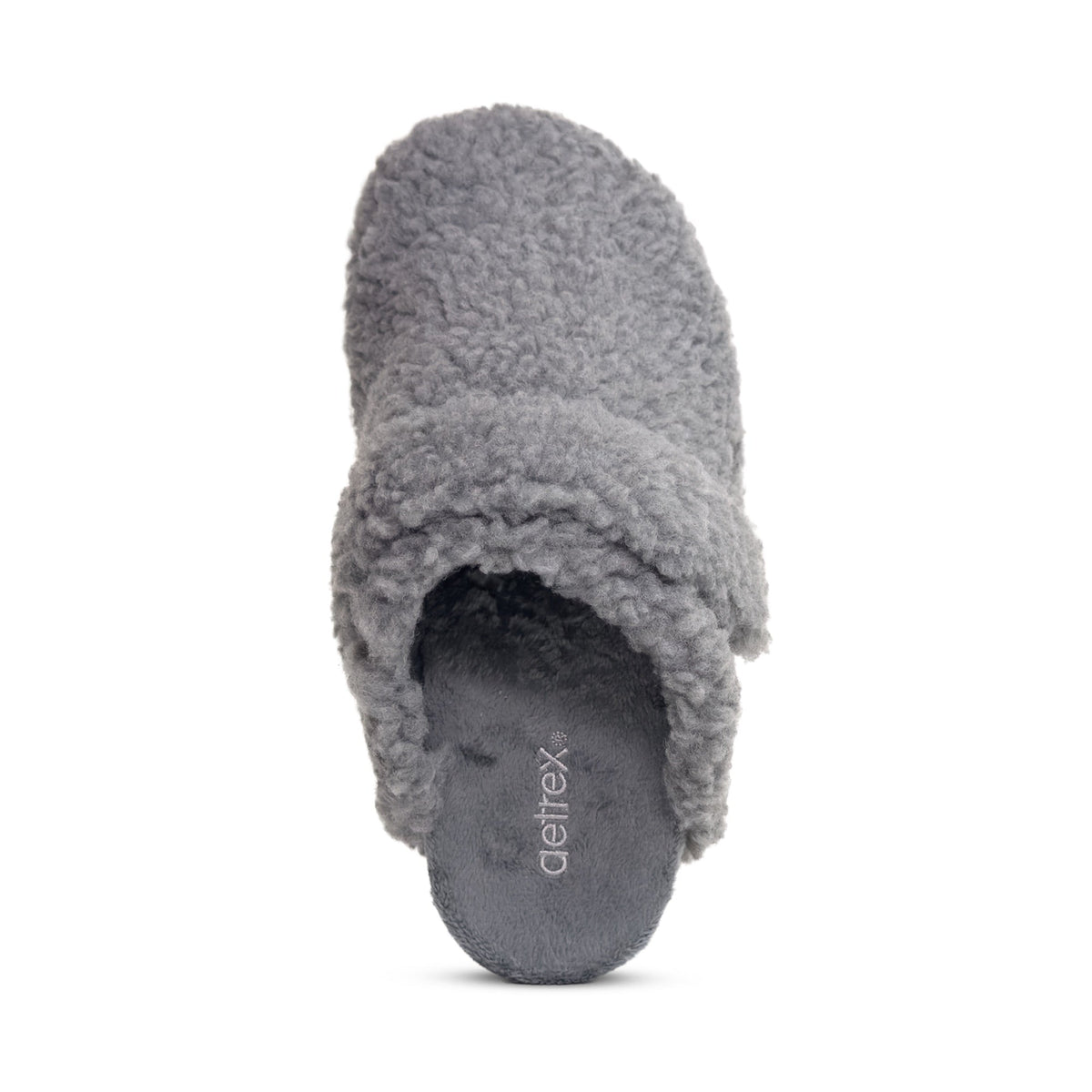 Mia Arch Support Slipper - Charcoal