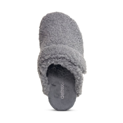 Mia Arch Support Slipper - Charcoal