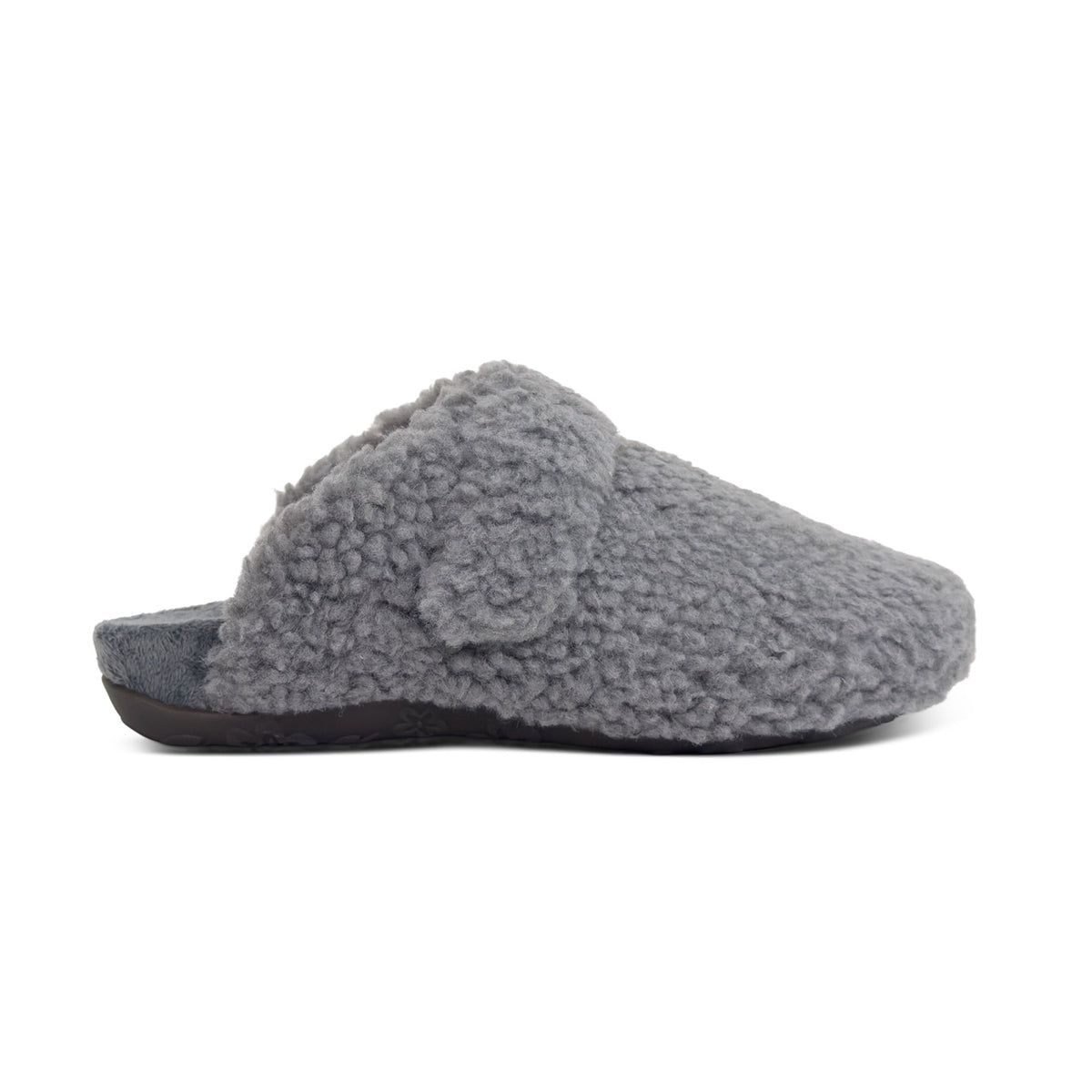 Mia Arch Support Slipper - Charcoal