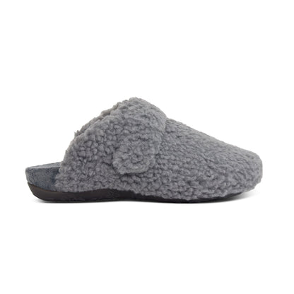 Mia Arch Support Slipper - Charcoal
