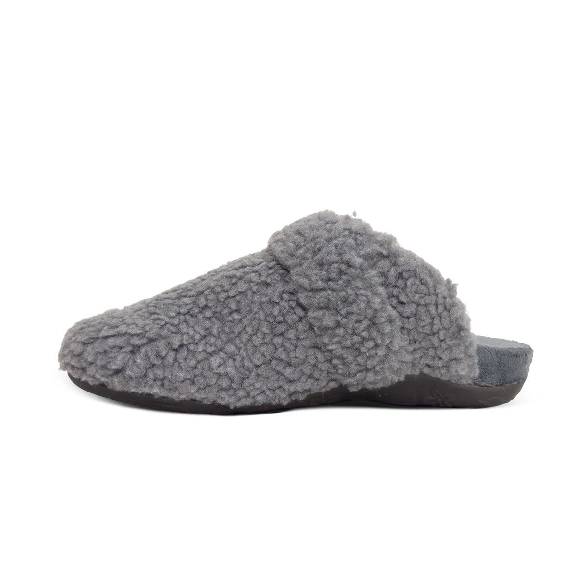 Mia Arch Support Slipper - Charcoal