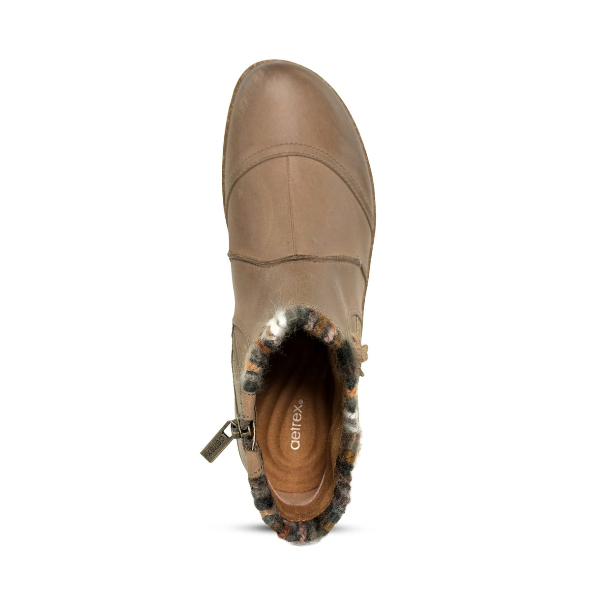 Cammie Arch Support Sweater Boot - Cognac