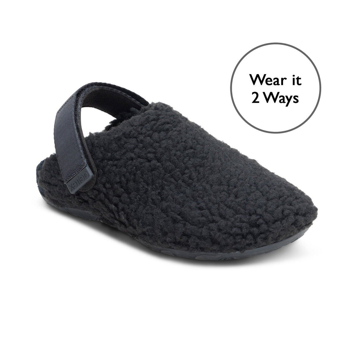 Millie Arch Support Slipper - Black