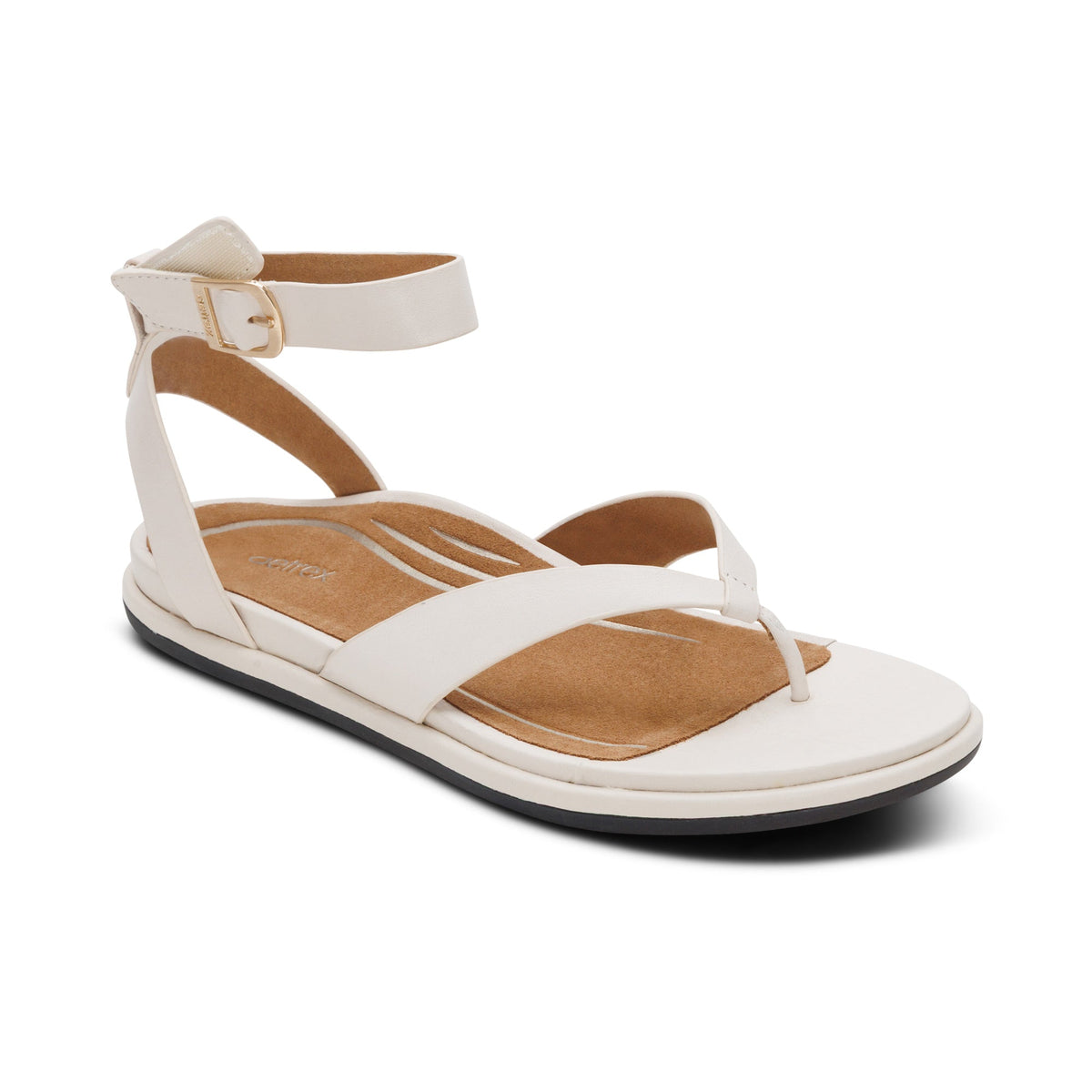 Kendall Arch Support Thong Sandal - Off White