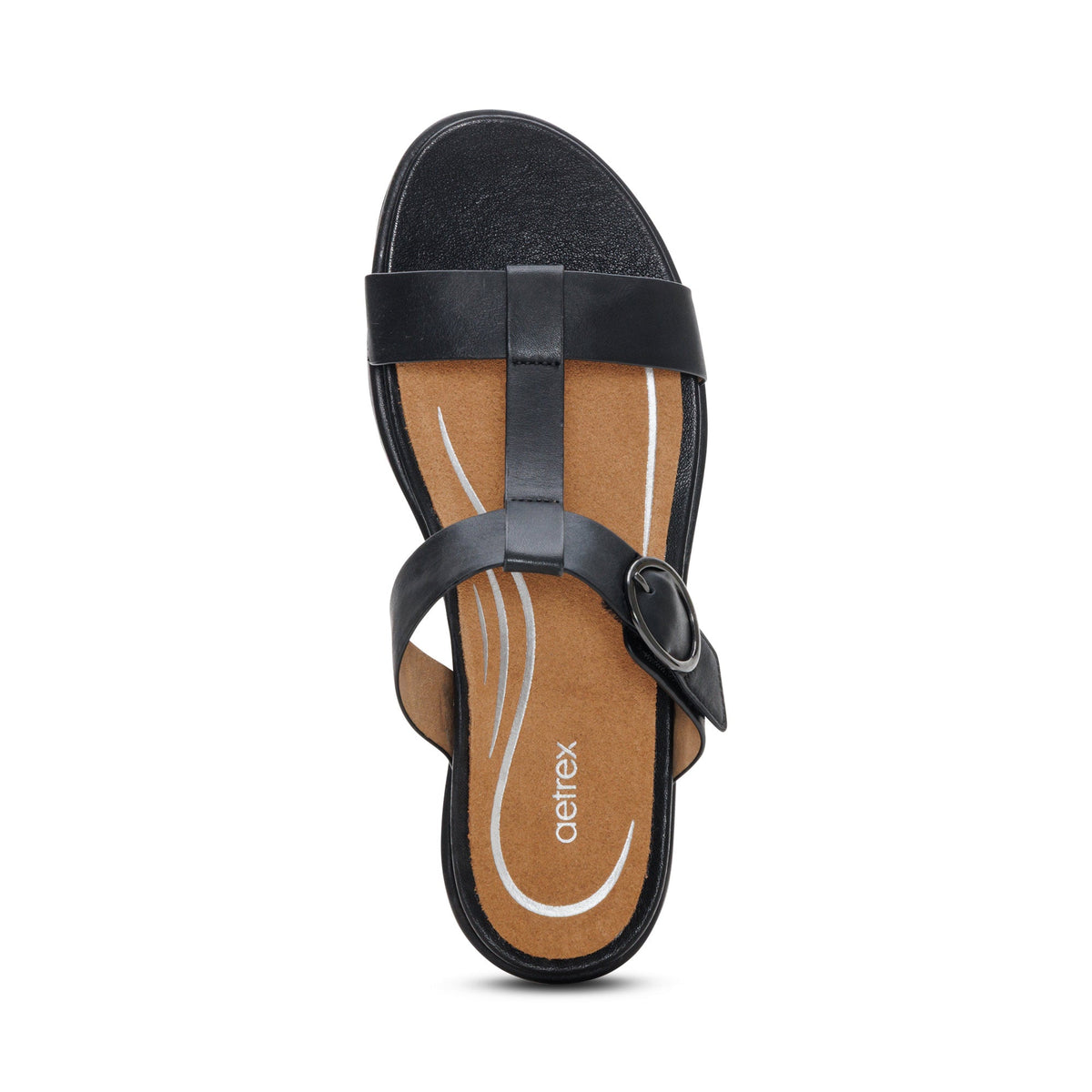 Blaire Adjustable Slide Sandal - Black