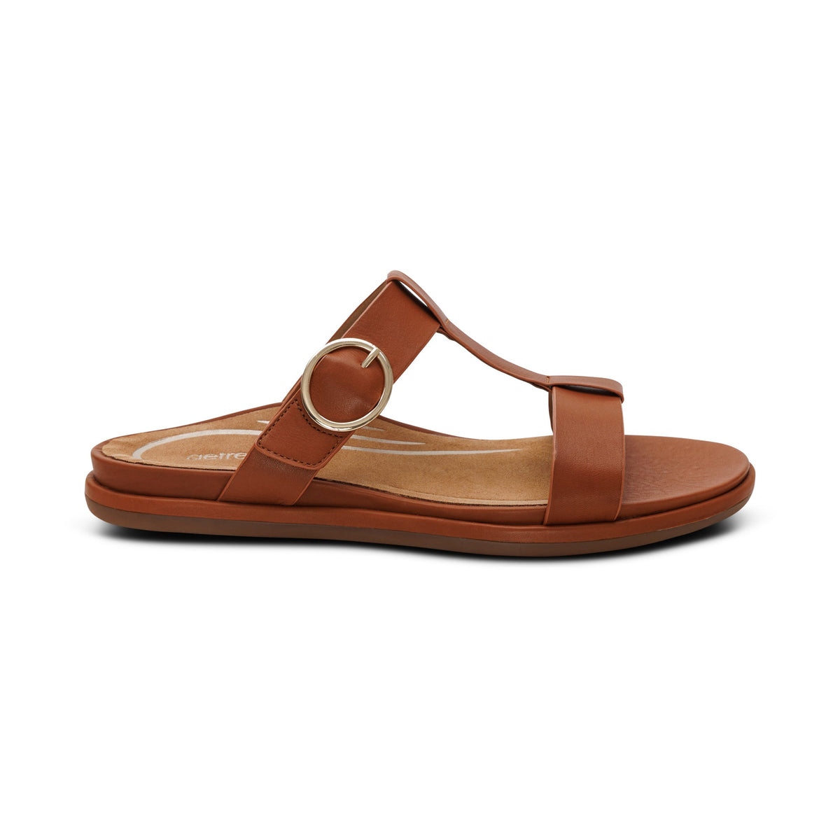 Blaire Adjustable Slide Sandal - Ginger