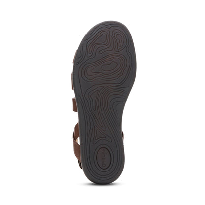 Piper Arch Support Strap Sandal - Coffee