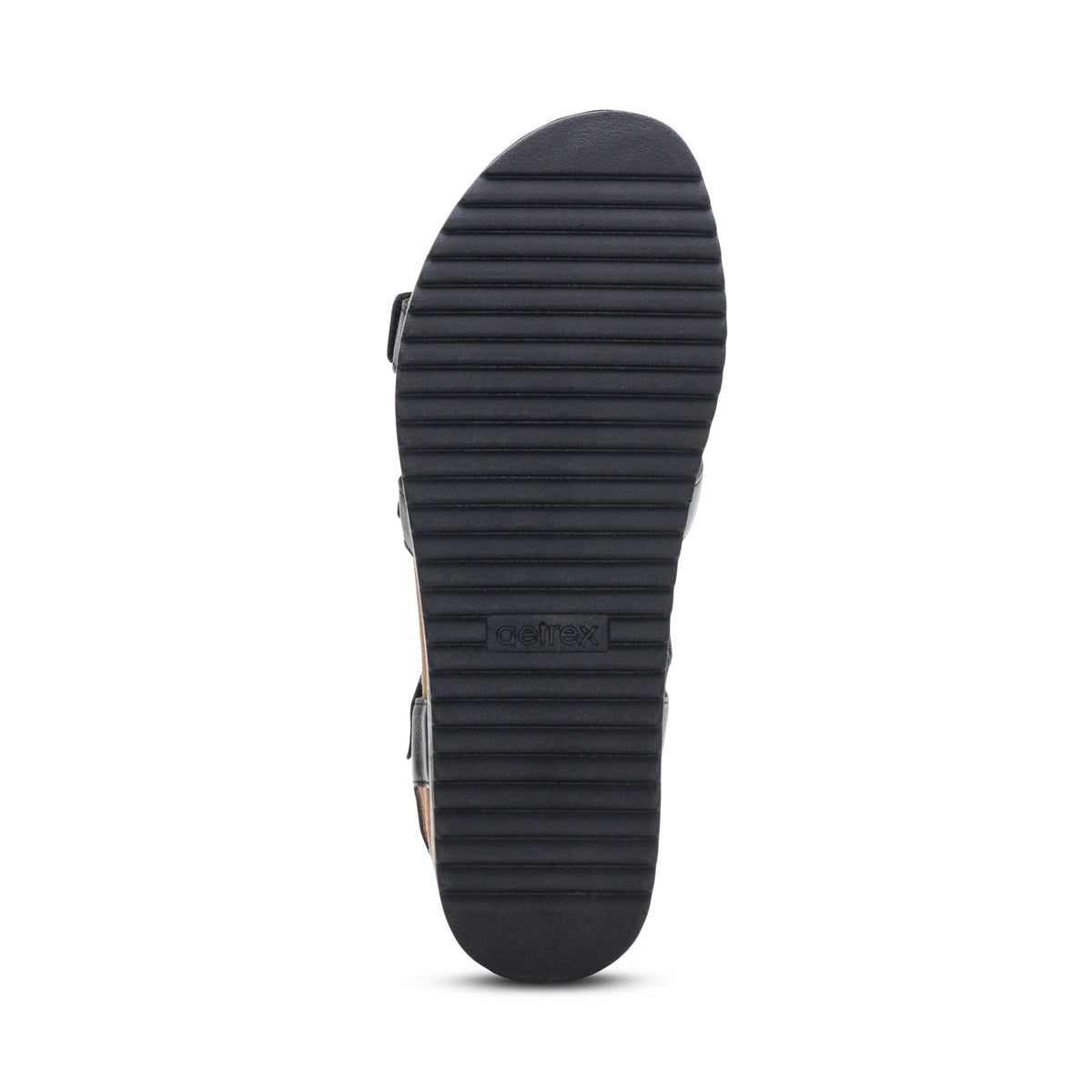 Aria Arch Support Platform Sandal - Black