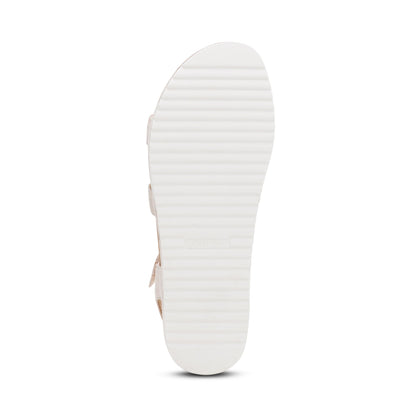 Aria Arch Support Platform Sandal - Champagne
