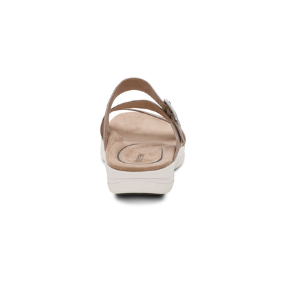 Jenny Adjustable Slide Sandal - Taupe