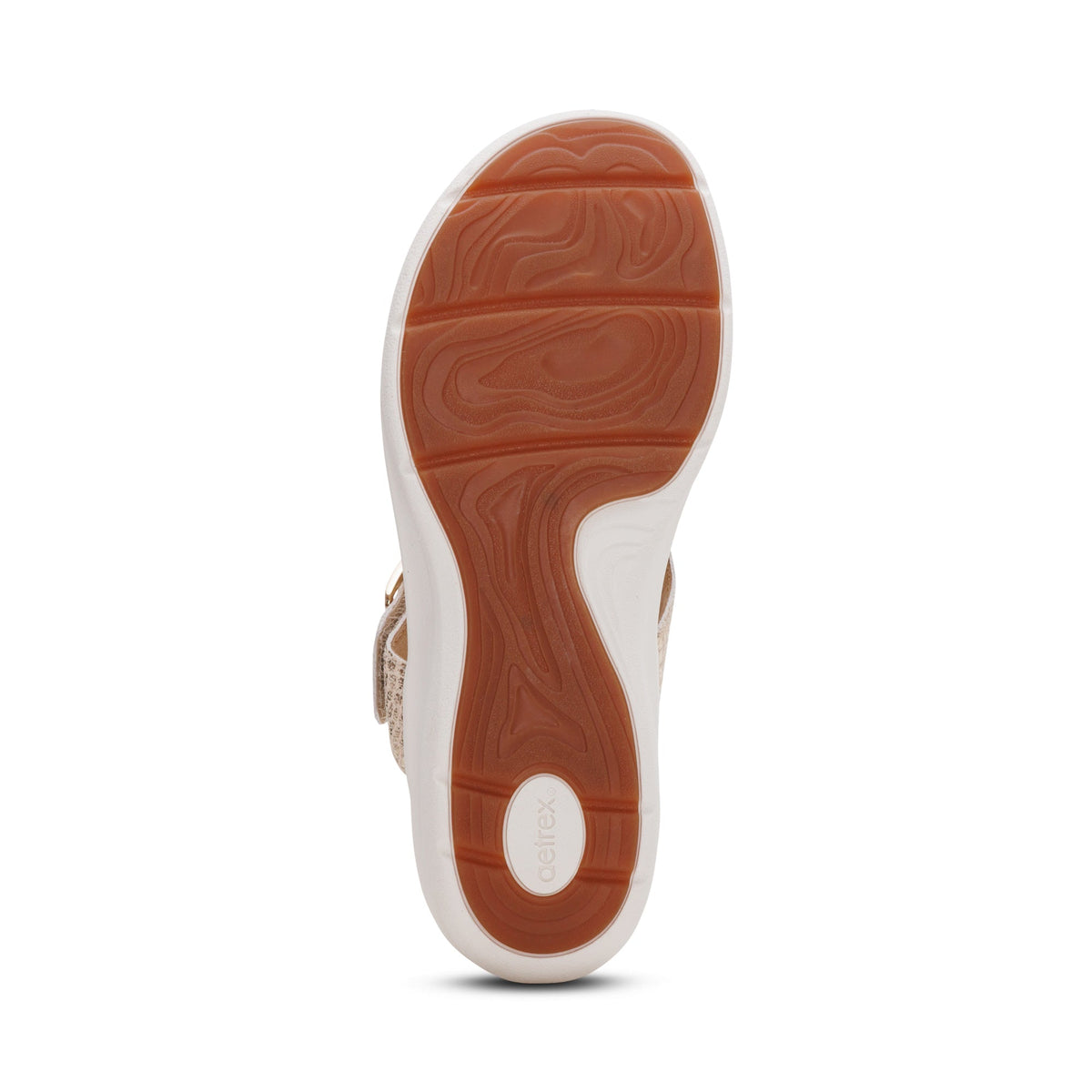 Donna Adjustable Thong Sandal - Champagne