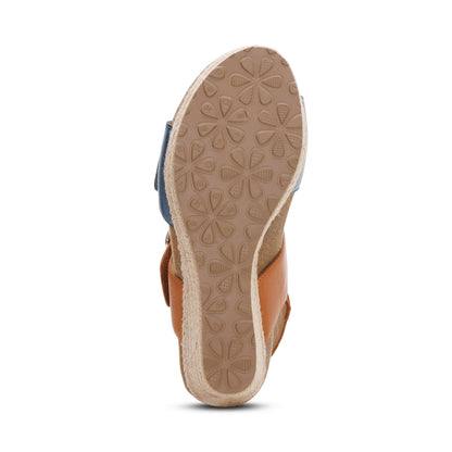 Ashley Arch Support Wedge - Hazy Blue Multi