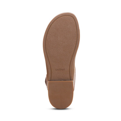Claire Quarter Strap Sandal - Taupe Multi