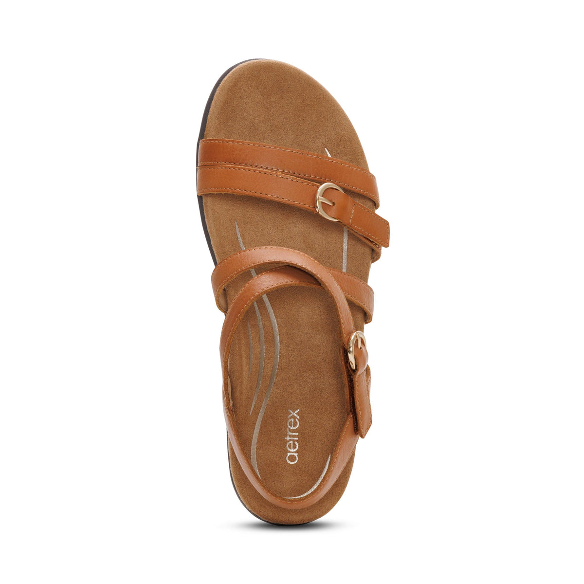 Hadley Adjustable Quarter Strap Sandal - Ginger