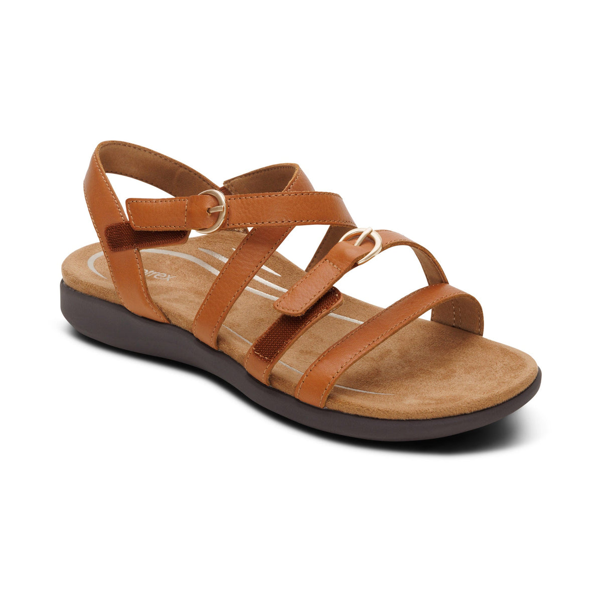 Hadley Adjustable Quarter Strap Sandal - Ginger