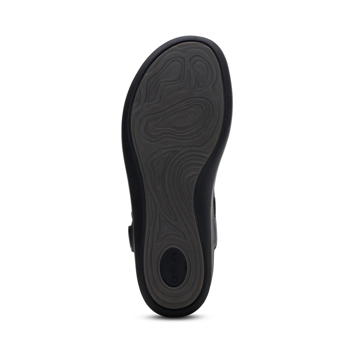 Tracey Adjustable Thong Sandal - Black