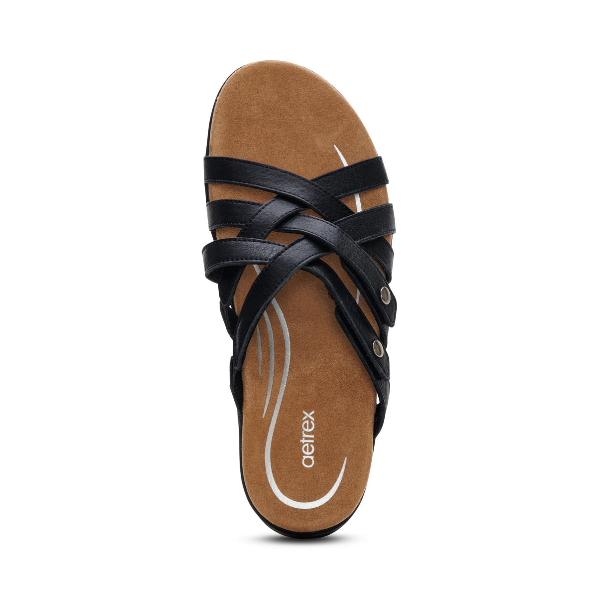 Kasey Adjustable Slide Sandal - Black