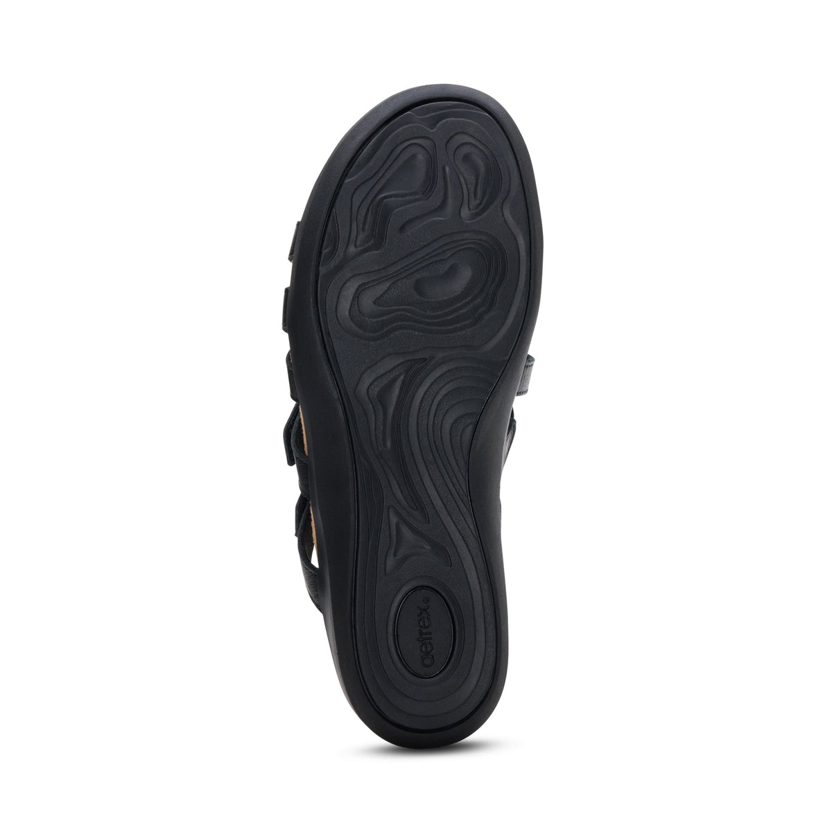 Kasey Adjustable Slide Sandal - Black