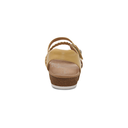 Jillian Braided Quarter Strap Sandal - Butter