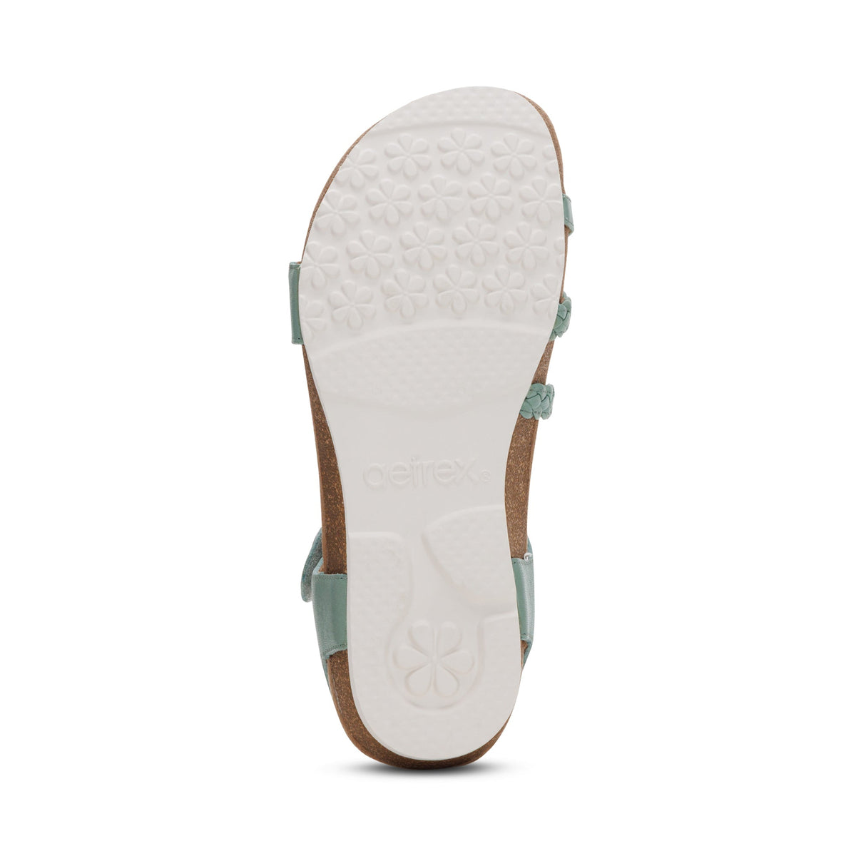 Jillian Braided Quarter Strap Sandal - Sage