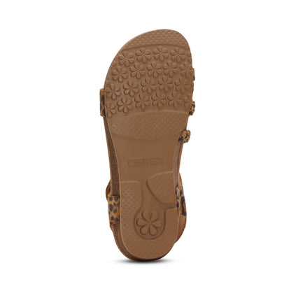 Jillian Braided Quarter Strap Sandal - Leopard