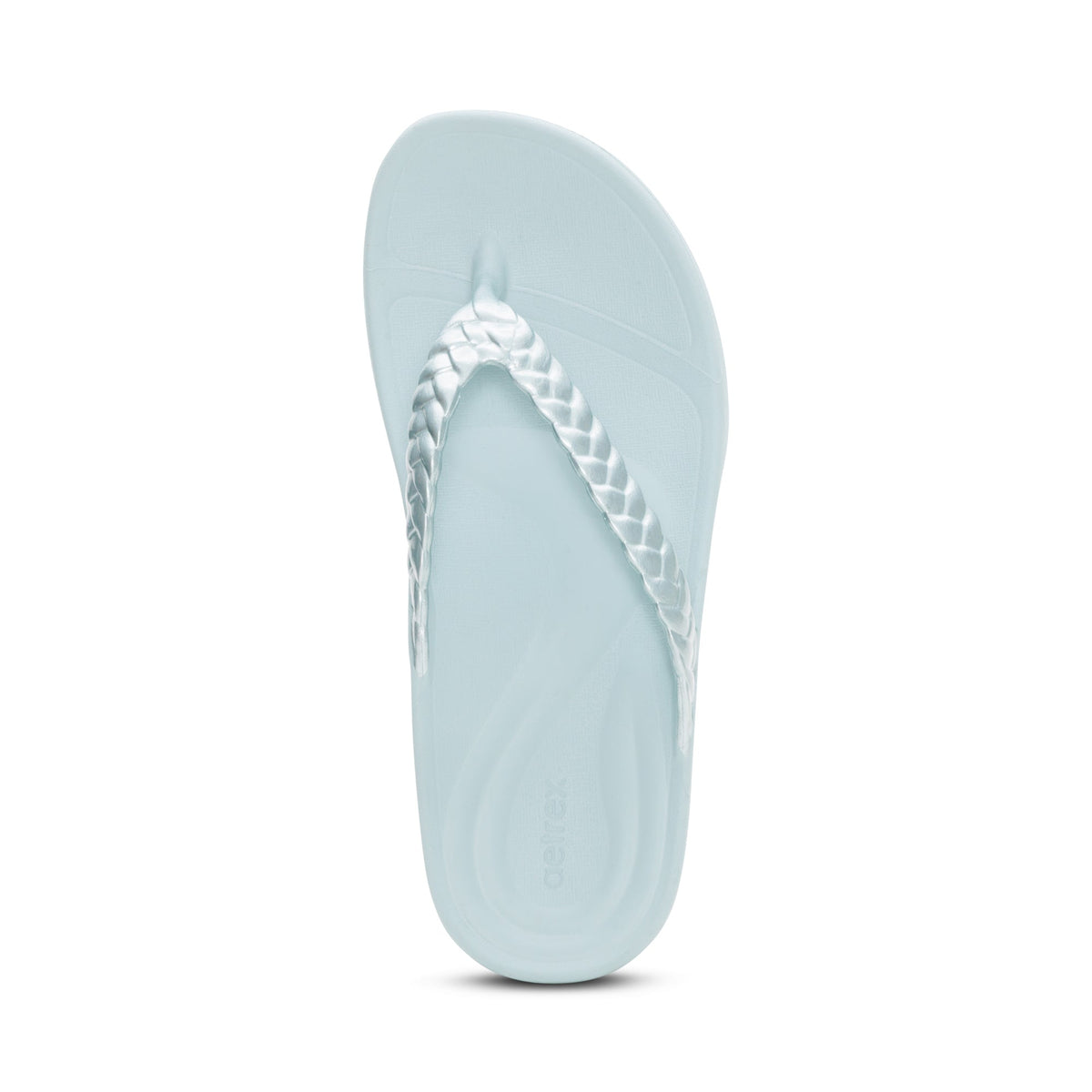 Vicki Braided Thong Sandal - Mint Gloss