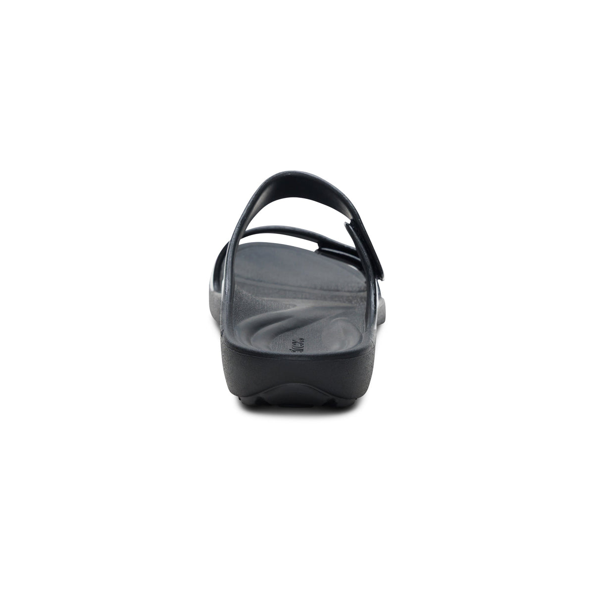 Kaia Two Band Slide - Black Gloss