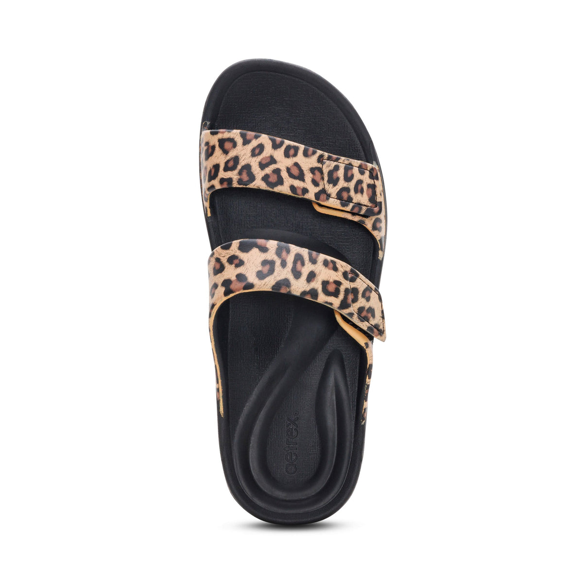Kaia Two Band Slide - Leopard