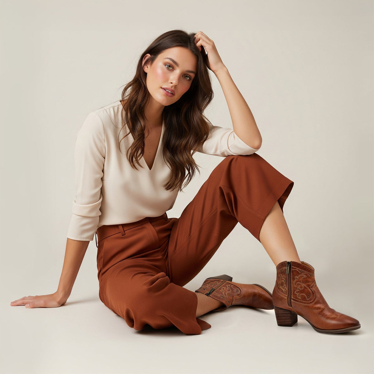 Reagan Ankle Boot - Cognac