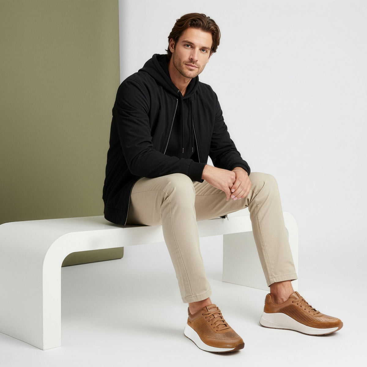 Drew Arch Support Sneaker - Tan
