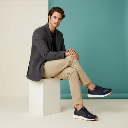 Miles Arch Support Sneaker - Navy