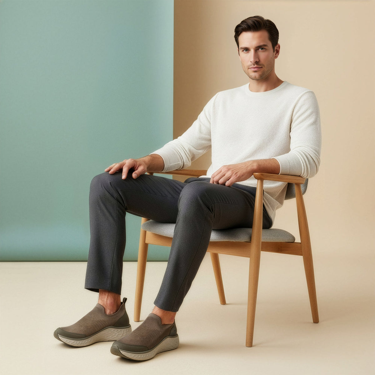Dash Arch Support Men's Sneaker  - Taupe