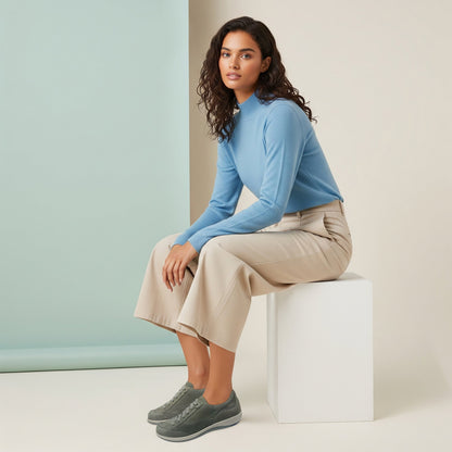 Dahlia Lace-Up Oxford - Charcoal