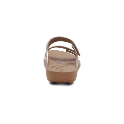 Kaia Two Band Slide - Champagne