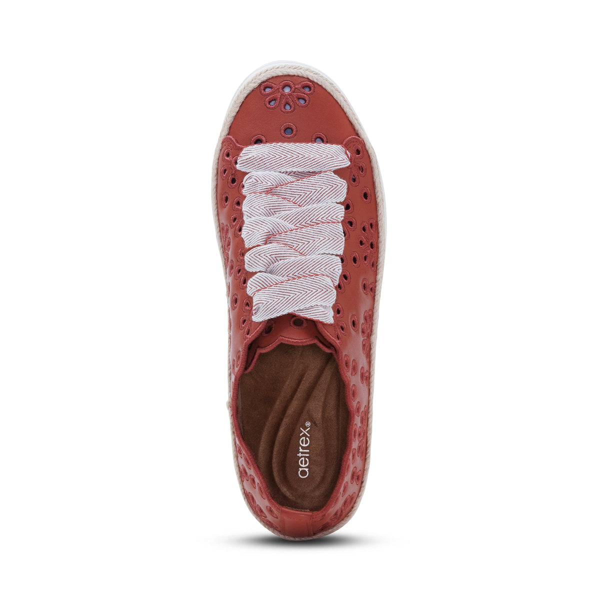Charlotte Lace-Up Sneaker - Terracotta