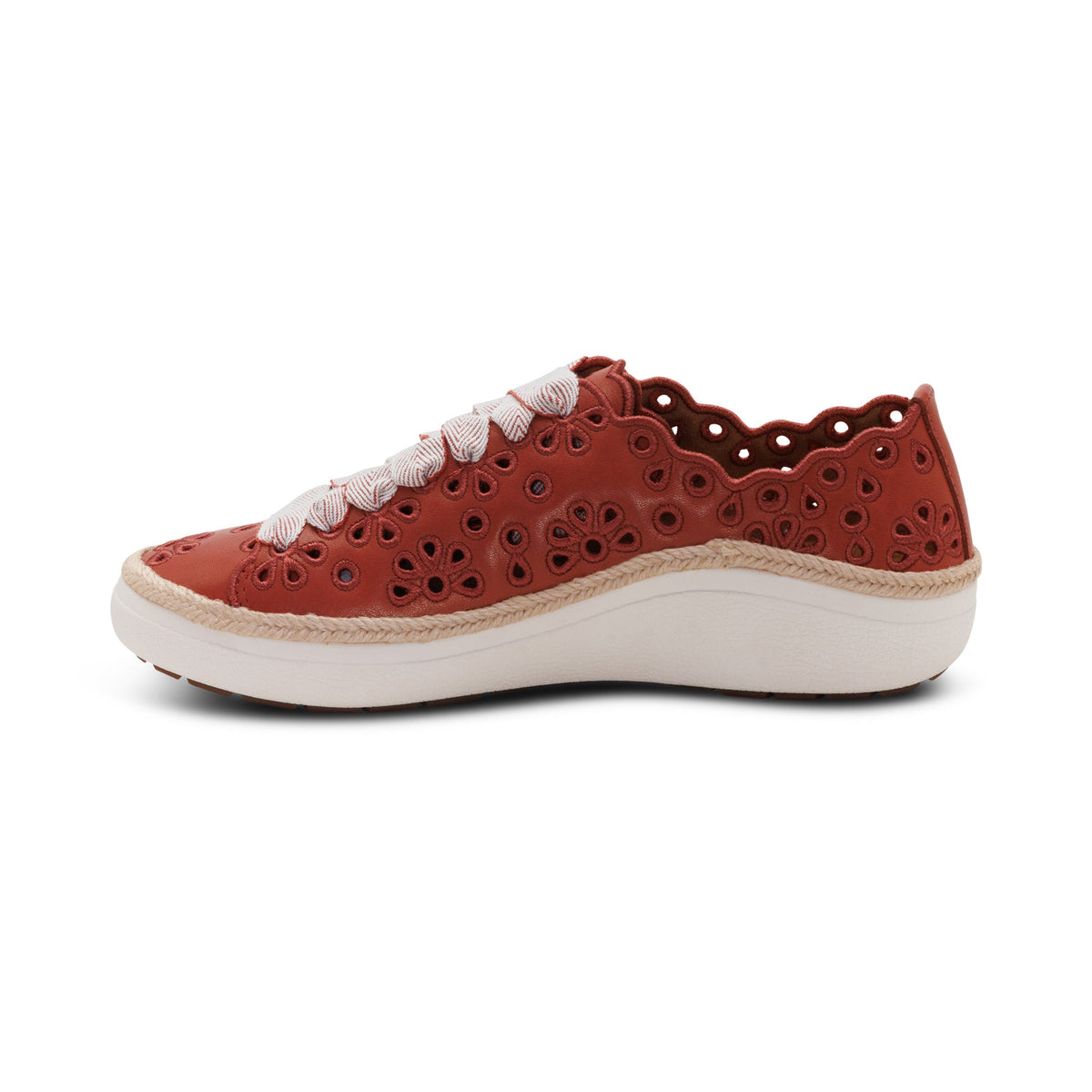 Charlotte Lace-Up Sneaker - Terracotta