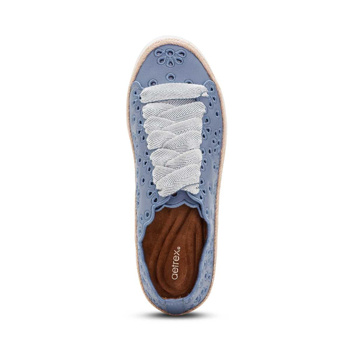 Charlotte Lace-Up Sneaker - Hazy Blue