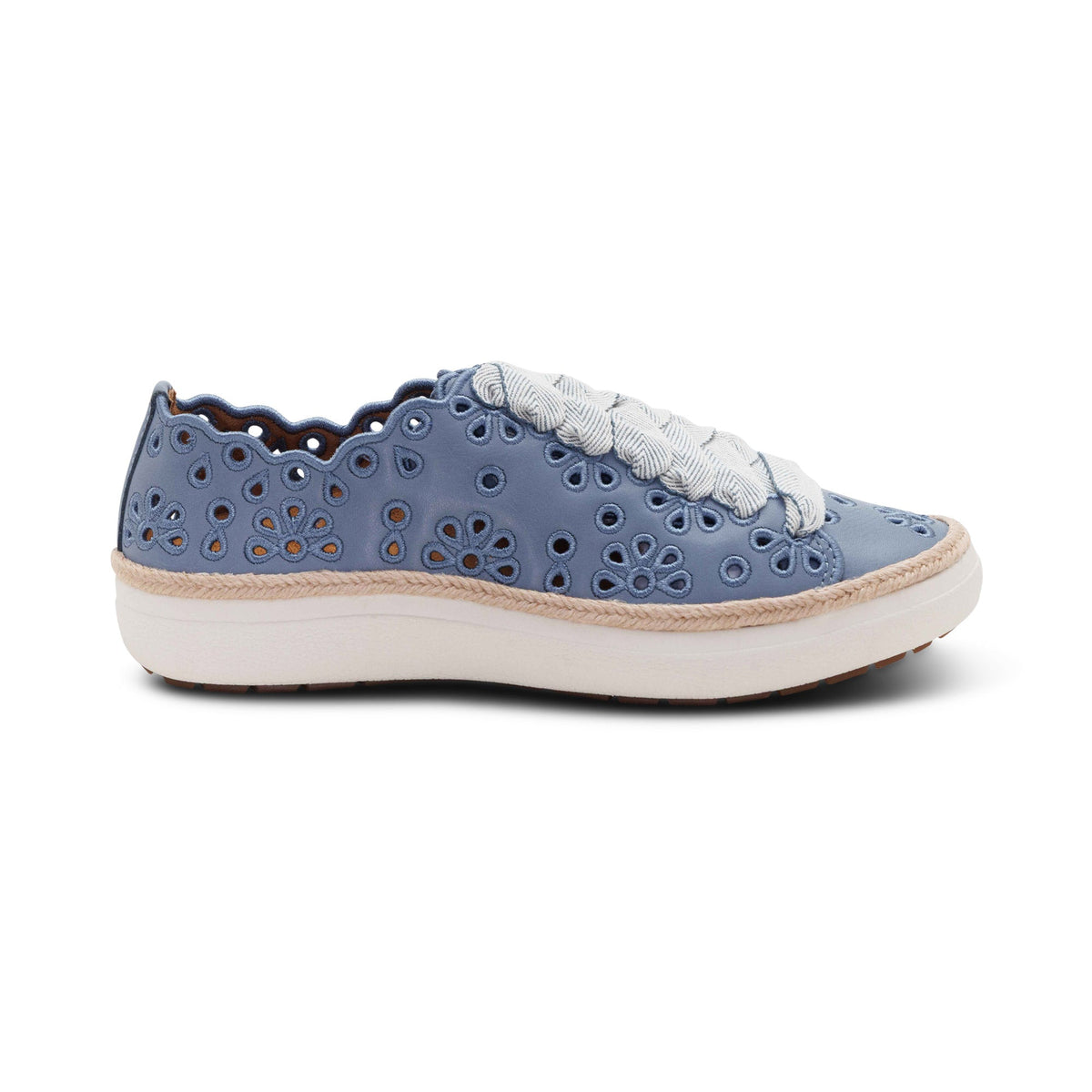 Charlotte Lace-Up Sneaker - Hazy Blue