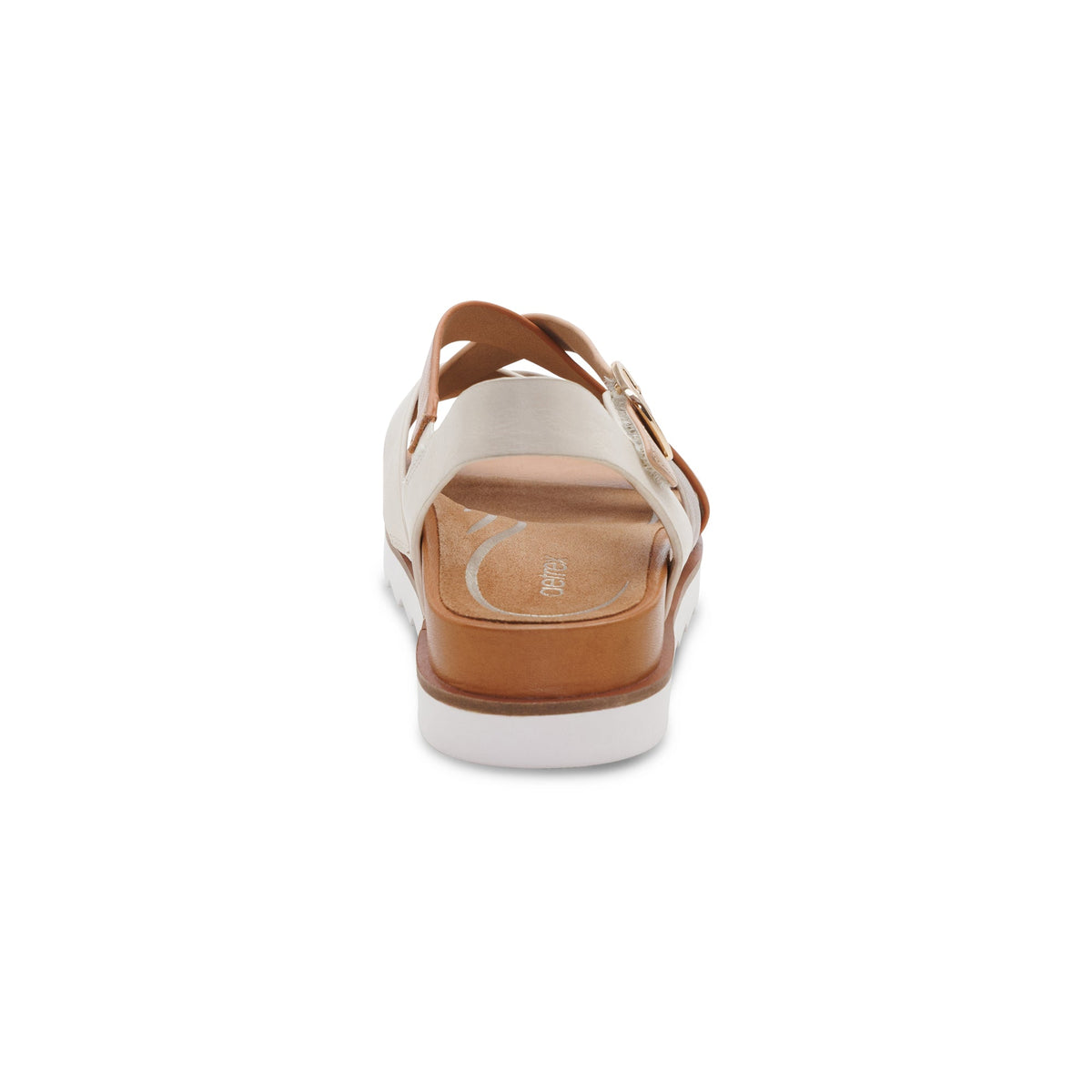 Carmen Cross Band Adjustable Sandal - Champagne Multi
