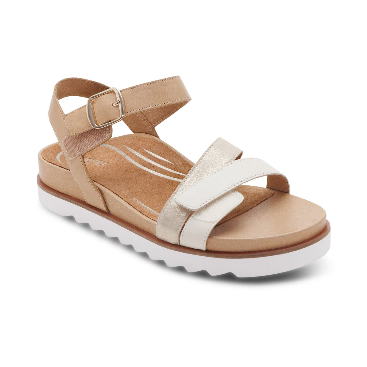 Cass Arch Support Sandal - Champagne Multi
