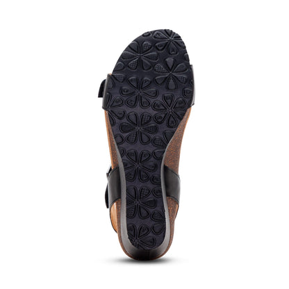 Naomi Platform Wedge - Black