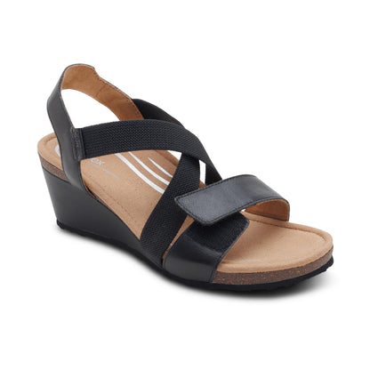 Kathy Platform Wedge - Black